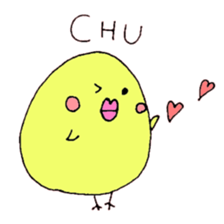 Piyopiyo using the smartphone sticker #11264126