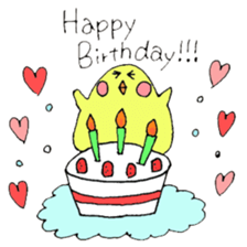 Piyopiyo using the smartphone sticker #11264127