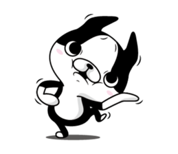 Monochrome INUTAN sticker #11265035