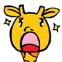 Giraffe LONG LONG Stickers4 sticker #11265112