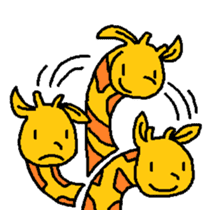 Giraffe LONG LONG Stickers4 sticker #11265113