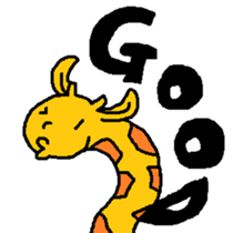 Giraffe LONG LONG Stickers4 sticker #11265115