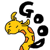 Giraffe LONG LONG Stickers4 sticker #11265115