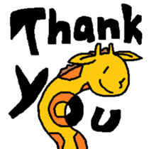 Giraffe LONG LONG Stickers4 sticker #11265121