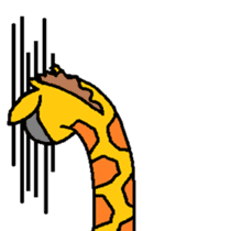 Giraffe LONG LONG Stickers4 sticker #11265123