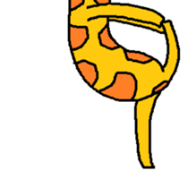 Giraffe LONG LONG Stickers4 sticker #11265124