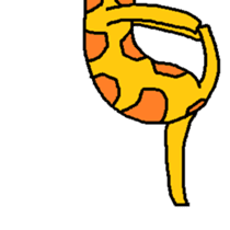 Giraffe LONG LONG Stickers4 sticker #11265124