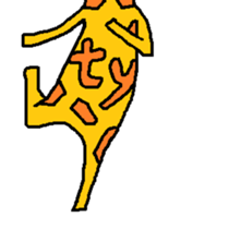 Giraffe LONG LONG Stickers4 sticker #11265125