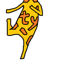 Giraffe LONG LONG Stickers4 sticker #11265125