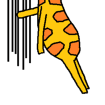 Giraffe LONG LONG Stickers4 sticker #11265127