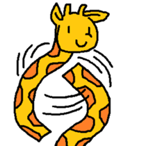 Giraffe LONG LONG Stickers4 sticker #11265128