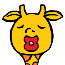 Giraffe LONG LONG Stickers4 sticker #11265129