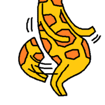 Giraffe LONG LONG Stickers4 sticker #11265132