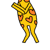 Giraffe LONG LONG Stickers4 sticker #11265133