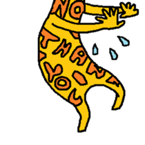 Giraffe LONG LONG Stickers4 sticker #11265134