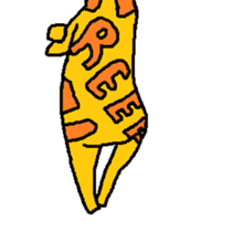Giraffe LONG LONG Stickers4 sticker #11265135