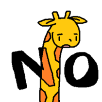 Giraffe LONG LONG Stickers4 sticker #11265139