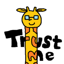 Giraffe LONG LONG Stickers4 sticker #11265144