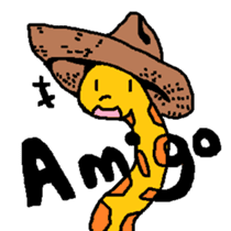 Giraffe LONG LONG Stickers4 sticker #11265147