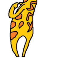 Giraffe LONG LONG Stickers4 sticker #11265149
