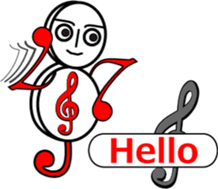 Ms. G-clef sticker #11265192