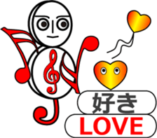 Ms. G-clef sticker #11265217