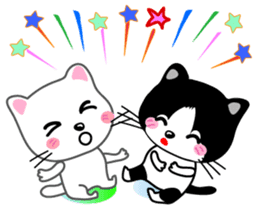 Cute cats ! sticker #11265465