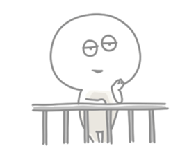 strange man sticker sticker #11266321