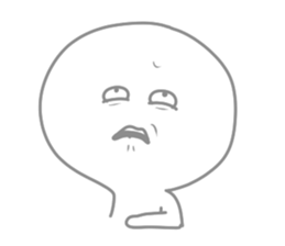 strange man sticker sticker #11266346