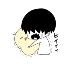 Mash and chick sticker #11266550