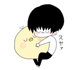 Mash and chick sticker #11266554