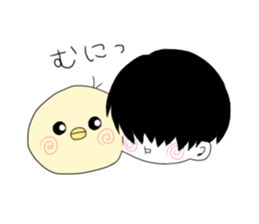 Mash and chick sticker #11266555