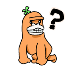 Dreaming Gorilla21 sticker #11266603