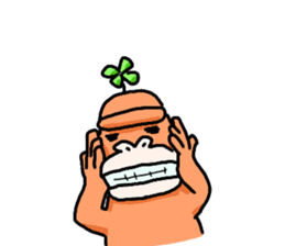 Dreaming Gorilla21 sticker #11266621