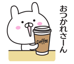 The rabbit I abuse in Kansai accent sticker #11266783