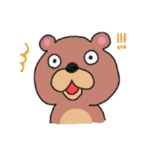 Cute bear MAKU sticker #11267349