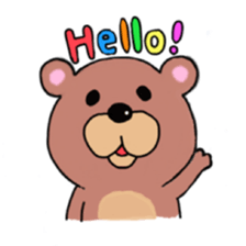 Cute bear MAKU sticker #11267350
