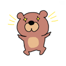 Cute bear MAKU sticker #11267357