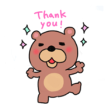 Cute bear MAKU sticker #11267367