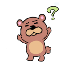Cute bear MAKU sticker #11267369