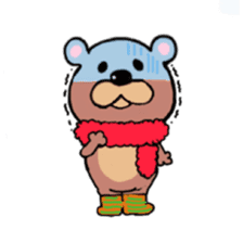 Cute bear MAKU sticker #11267371