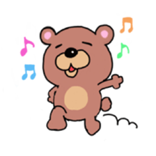 Cute bear MAKU sticker #11267372
