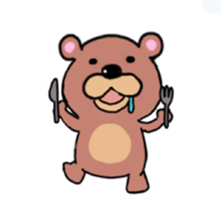 Cute bear MAKU sticker #11267375