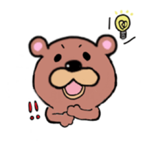Cute bear MAKU sticker #11267376