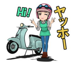 Scooter Girl sticker #11267505