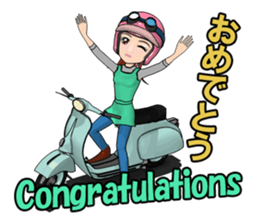 Scooter Girl sticker #11267517