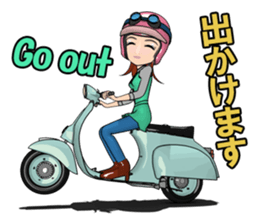 Scooter Girl sticker #11267520