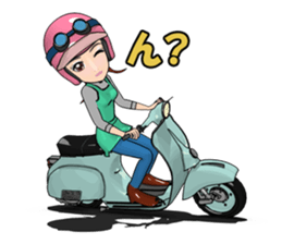 Scooter Girl sticker #11267524