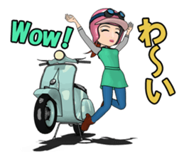 Scooter Girl sticker #11267525