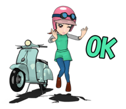 Scooter Girl sticker #11267527